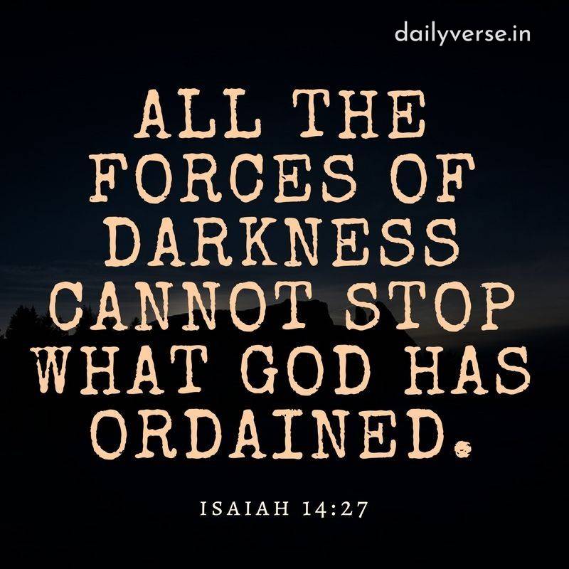 ISAIAH 14:27