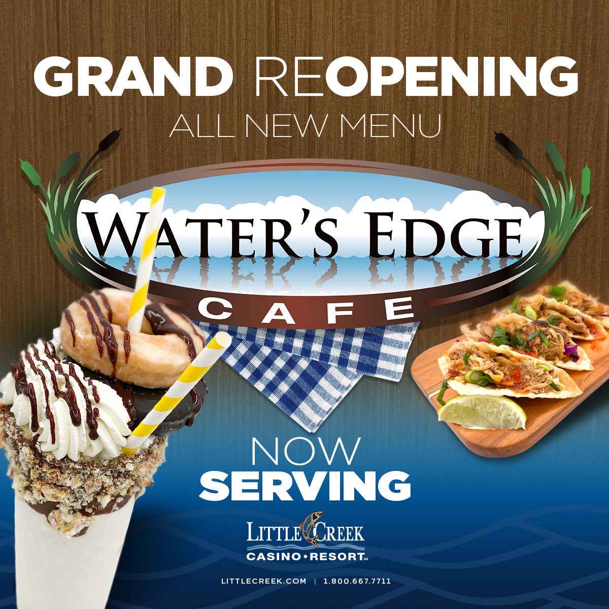 Today is our first week for - Little Creek Casino Resort