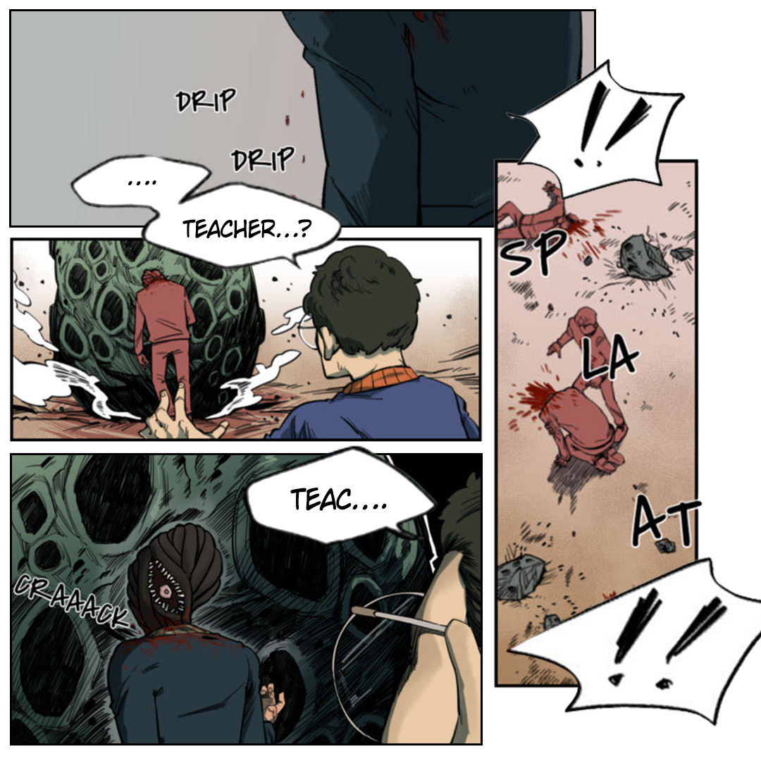 The Day An Asteroid Fell Into School daycomics_offi on Twitter: "Parasites from the asteroid start infecting