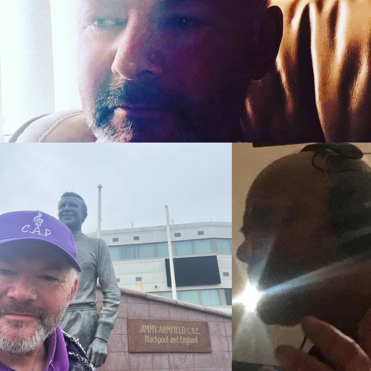 RayCoatesVoice's tweet photo. Waiting can be challenging… even at my age 😉⏰🤪

It’ll be worth the wait though! Tomorrow @BlackpoolFC away at Blackburn… enjoyed my 1st ever match at Bloomfield Road #luckymascot #lol &amp; @IancarloP winner I’m now officially addicted ⚽️🎶🧡 studio today ##blackpool #anthem https://t.co/qqmkF5CB2C
