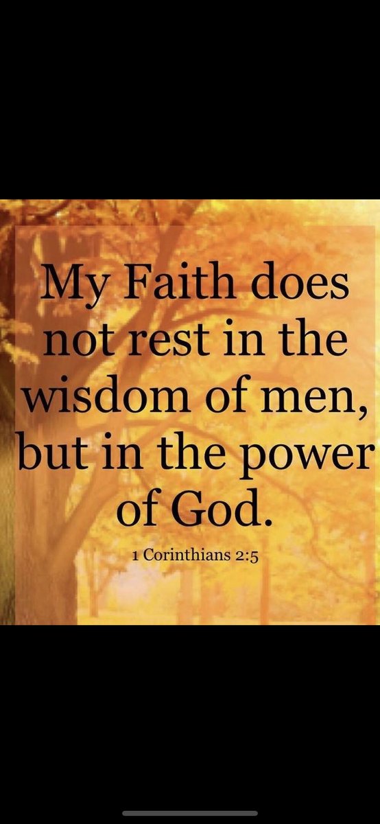 MartiReyna2's tweet photo. 🕊 “That your faith should not stand in the wisdom of men, but in the power of God.” 🕊

1 Corinthians 2:5 KJV https://t.co/jasByFB68g