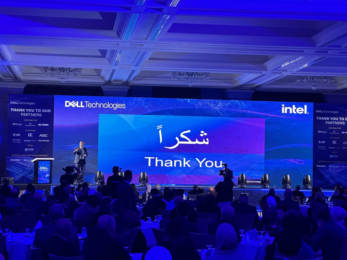 MhassaneinM's tweet photo. Our Regional Senior Director @OthmanKamal kicking off #InnovateWithDataSummit #Amman by thanking our customers for the strong partnership @DellTechMEA #DellTech THANK YOU! https://t.co/REBEACQU4J