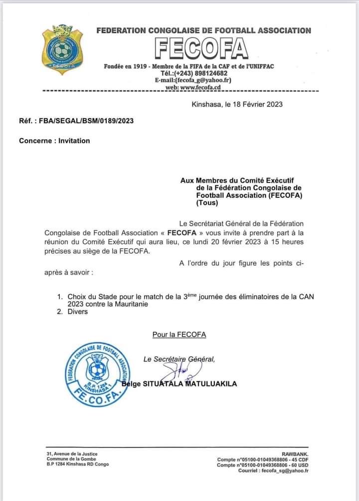Vous là, de la ⁦<a href="/fecofa_kinshasa/">Compte Officiel de Léopards</a>⁩ ,
Vous n avez pas honte ?
Libérer notre football svp.
Le sport aux sportifs et la politique aux politiciens.
Fallait il une pression pour revenir au stade ⁦<a href="/TPMazembe/">TP Mazembe</a>⁩ ?
 Honte à vous.
