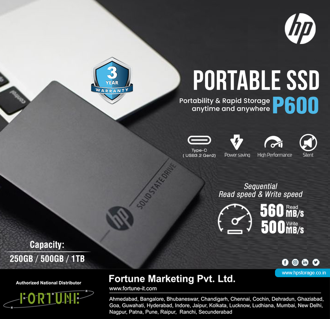 fmpl_delhi's tweet photo. No worries😀 to carry data anywhere with Hp Portable P600 SSD highly faster & pocket friendly.
For more info visit here: https://t.co/jVRFDbuRPs
#fortunemarketing #ssd #laptop #pc #Desktop #IT #informationTechnology #InformationTechnologyServices #technology #Explore #gaming https://t.co/LnENCfN0Ib