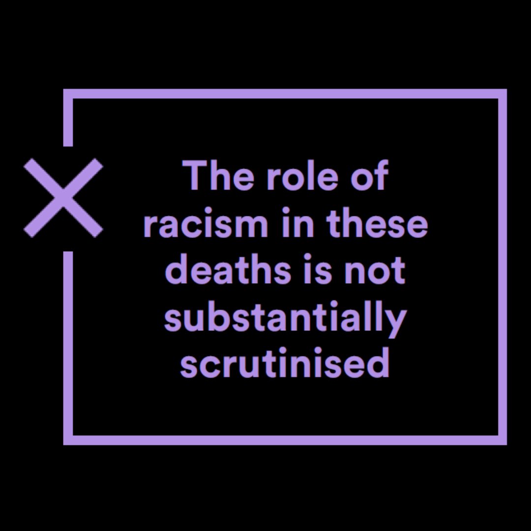 INQUEST_ORG's tweet photo. I can’t breathe: Race, Death and British policing

Features new data and analysis, and powerful interviews with expert human rights lawyers and 5 families of Black men who died in police contact.

Download the full report or executive summary here ⬇️ https://t.co/w4dwT7obk0 https://t.co/aHyVJotNJR