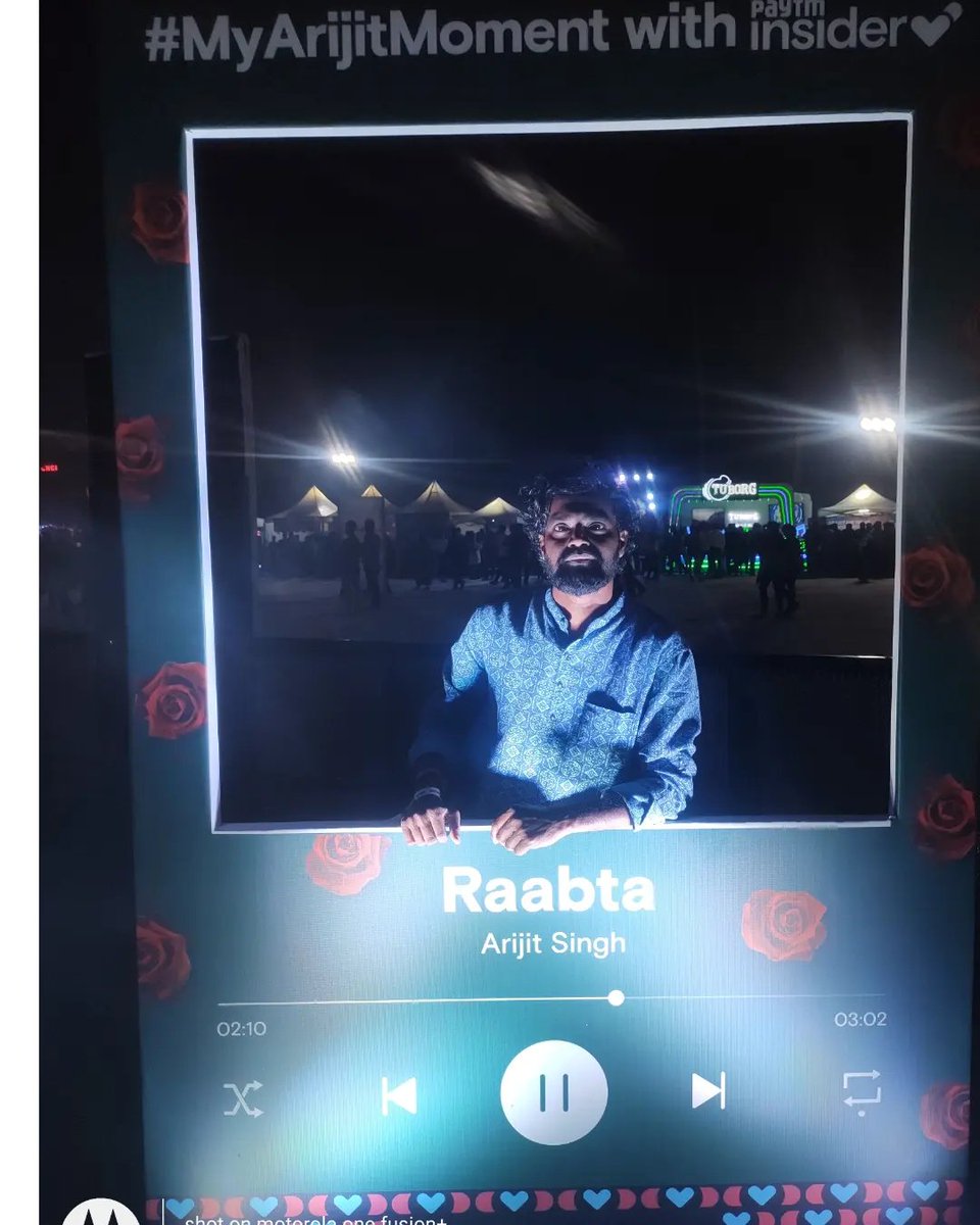 prabirr3's tweet photo. Most beautiful &amp; musical evening of my life.. Arijit Singh live from Kolkata ❤️ https://t.co/6sYqSK23GF