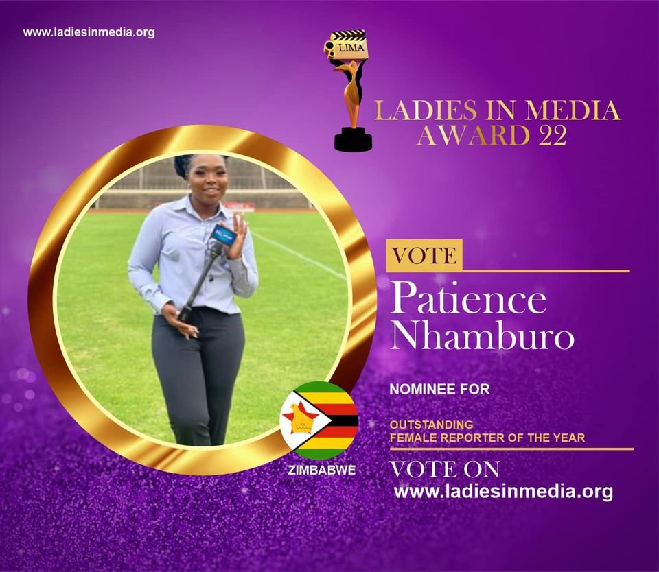 🗳️💃<a href="/ZTNPrime/">ZTN</a>'s <a href="/chichiemwale/">Pats Chichie Nhamburo</a> has been nominated for a Ladies In Media Award under the Outstanding  Female Reporter Of the Year category.

You can vote for her via : ladiesinmedia.org/16-outstanding…

#GetThePicture #Zimbabwe
