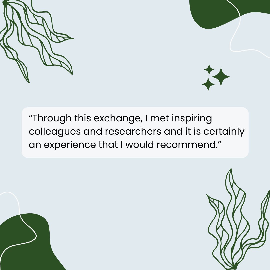 SeaWheatCOST's tweet photo. "Biochemical characterization of Ulva biomass: looking for bioactive compounds, particularly healthy lipids for food and feed applications ", the STSM project of Sarah granted by SEAWHEAT COST Action in 2022.
https://t.co/WD7AJHR45p
#SEAWHEAT #COSTACTION #SEAWEED #ULVA #CA20106 https://t.co/mhnTE4DN83