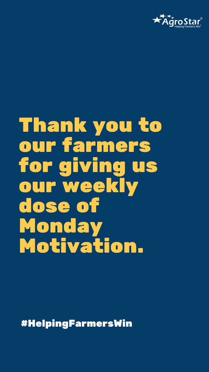 agrostar_in's tweet photo. AgroStar โค๏ธ Farmers (and vice-versa ๐)
#WorkingForImpact is rewarding when our farmers shower us with so much love. Such testimonials are the ultimate source of #motivation at #AgroStar. ๐ฅ ๐คฉ
#HelpingFarmersWin
#mondaymotivation #customertestimonials #indianfarmers #agritech https://t.co/iGFmzLlhfC