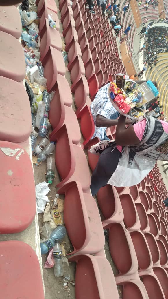 We need to have a conversation about the NSA’s ability or inability to manage our stadia. Who will wake up on a Sunday, take their bath and put on clean clothes to come and sit in this??