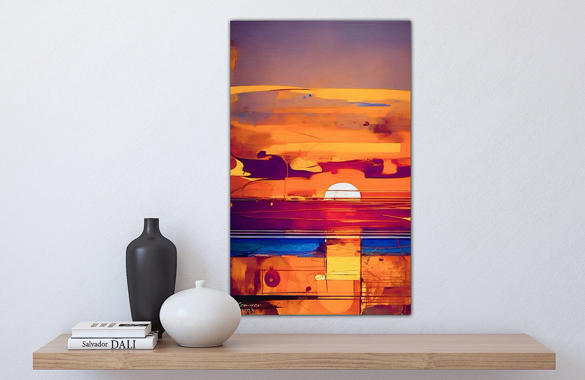 kamiran_haji's tweet image. Sunset. #abstractpainting #abstractarts #modernart #visualart #oilpainting #acrylicpainting #colourtherapy #arttherapy #mindfullnessart #expressionism #abstractexpressionism