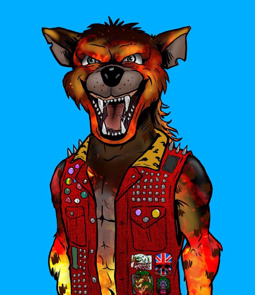 Get a sneak peek of our exclusive collection and let's howl at the moon together 🌕🐾 #NFT #Hyena #CryptoArt #WHG