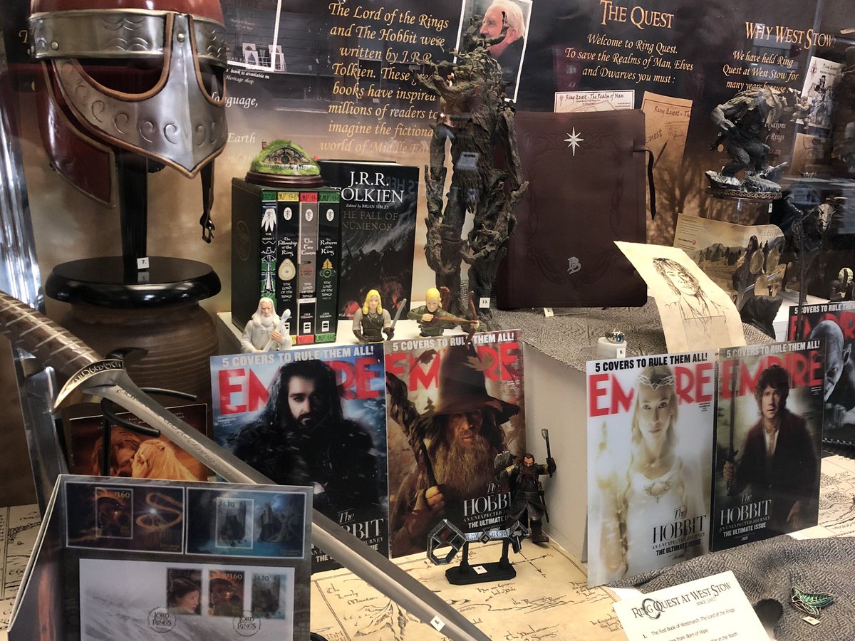paulnapleton's tweet photo. The Anglo-Saxon village in West Stow, Suffolk is loving a bit of @empiremagazine for it’s #Lordoftherings exhibit! Keep it secret, keep it safe… #Ringquest https://t.co/s1FHMsmhNv