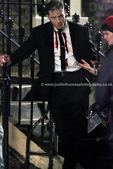 #tomhardy @tom_hardy_itali #legendmovie #thekrays #BehindTheScenes #actors #filmset #filmstills #lifeonset #filmlocation #makingmovies #actorslife @colinphoenix @PaulBrazill @lyragogo @MVinny69