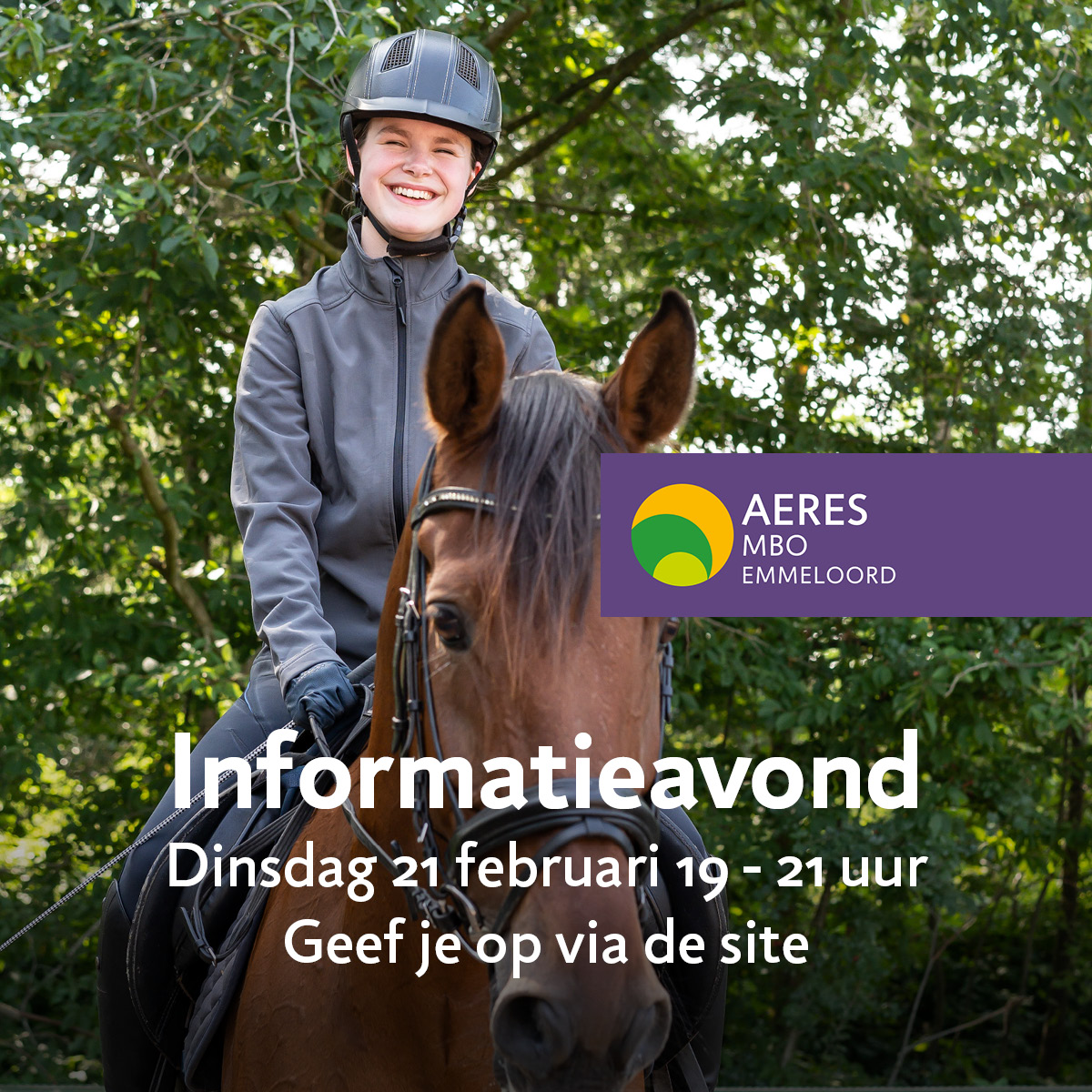 Begin je na de zomervakantie aan je studentenleven en wil je meer weten over onze mbo-opleidingen? Kom naar de informatieavond! 

Meld je aan via: aeresmbo.nl/agenda/emmeloo…