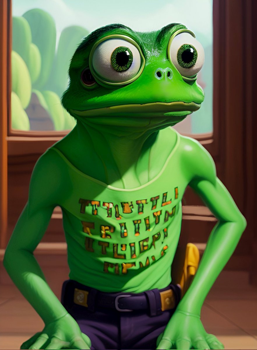 GM fam 💚
"TV after Gym"
Colab with my dear friend and supporter ❤️

RT please 🙏
#frogfam #pepethefrog #nftart #3dart