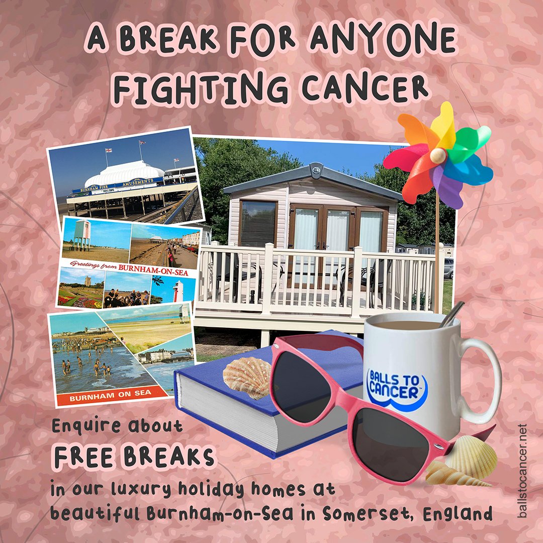Ballstocancer's tweet photo. It's #MakingMemories Monday. The day we spread awareness of the free holidays we give to people with cancer absolutely free of charge in our 2 beautiful holiday homes in haven Burnham-on-Sea. Bookings for 2023 start now.  If we can, we need YOUR help to fund them URGENTLY 🙏 https://t.co/yumSdeWf6X