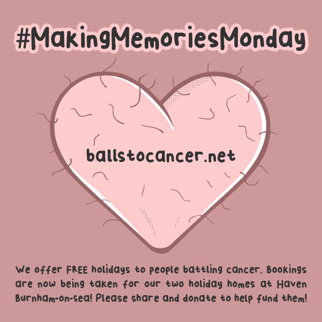 Ballstocancer's tweet photo. It's #MakingMemories Monday. The day we spread awareness of the free holidays we give to people with cancer absolutely free of charge in our 2 beautiful holiday homes in haven Burnham-on-Sea. Bookings for 2023 start now.  If we can, we need YOUR help to fund them URGENTLY 🙏 https://t.co/yumSdeWf6X