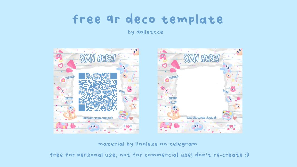 ️️ ️️️️️️️️ ️️️️️️
️️
          FREE QR DECO TEMPLATE
                       by <a href="/dollettce/">⚘</a> 
              RT or LIKE if you use it

️️ ️️️️️️️️ ️️️️️️