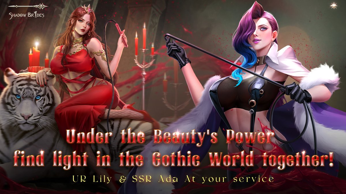 Shadow_Brides's tweet image. #ShadowBrides #Beauty'sPower

Under the Beauty's Power, find light in the Gothic World together!🔥

Summon to get Points and Ranking Rewards!🤩
UR Lily and SSR Ada are here waiting for you~💃🏻

💖S1- S76
⏳Feb 21st - Feb 25th