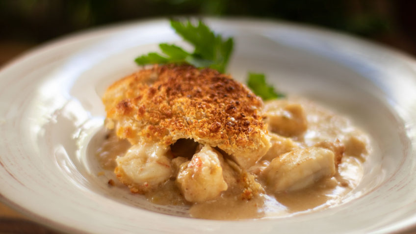 Indulge in our Seafood Au Gratin for a cozy winter dinner! - *mailchi.mp/sustainablesea…*