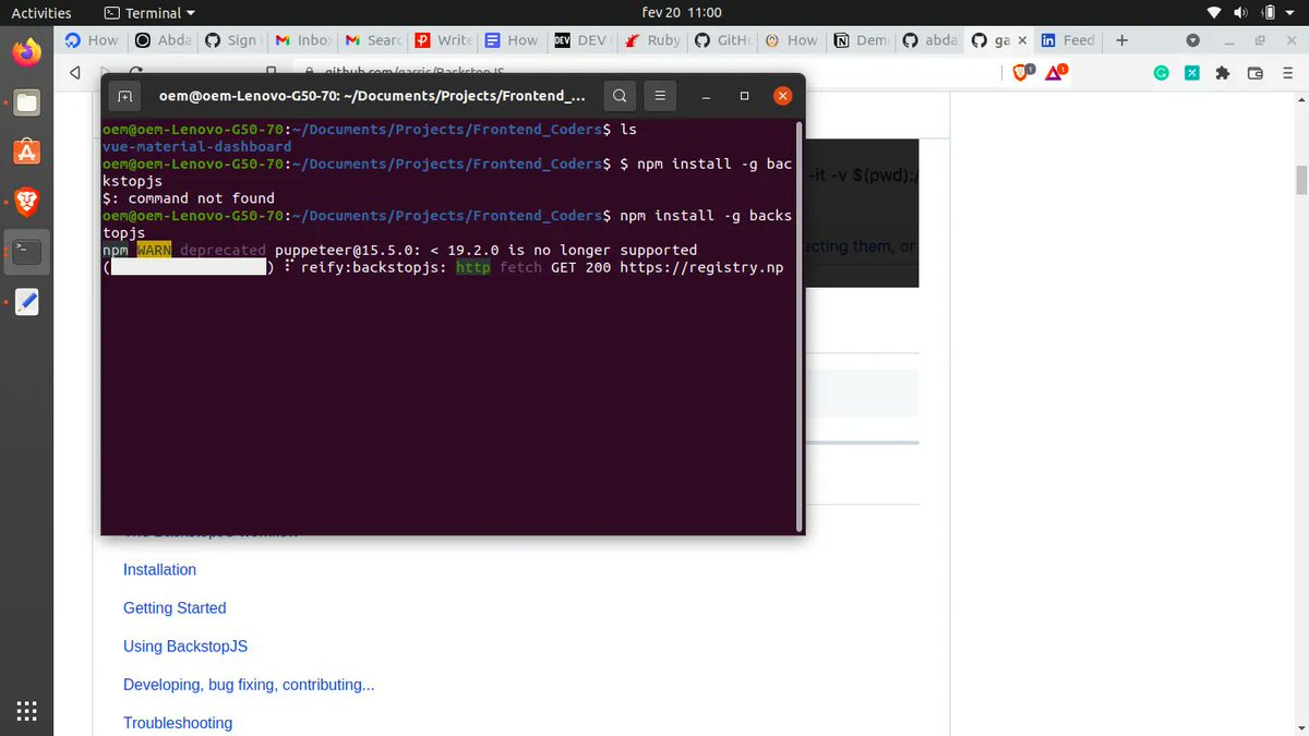AbdallahRamsing's tweet image. 🚧 Despite a Cyclonic weather, before electricity cuts, I think it's a good time to continue my preparation for the frontend coders presentation 👷
P.S: I'm using my old laptop powered with Ubuntu 😄
#frontendcodersmu #frontendcoders #visualtesting #javascript #frontend