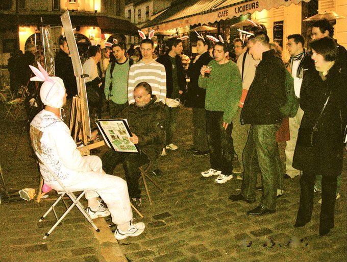 jvalphen84's tweet photo. 🐰🐰rabbits from the agricultural show 🏅🏆
🙃got lost on the place du tertre🎨
#NFTCommunity, #NFTartists , #NFTs, #NFT, #Paris, #Monaco,🐰, #MonteCarlo, #Art, #cryptoart, #Crypto, #Cryptos, #Nifty, #opensea, #Etherum, #Solana, #ETH, #BTC   , #PHOTO, 🐇 https://t.co/Qn3Pe5kHyR