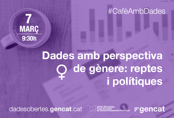 opendatacat's tweet photo. 📣 Arriba la 12a edició del #CafèAmbDades!
♀️ La dedicarem als reptes que planteja incorporar el gènere a les #DadesObertes
Guardeu-vos la data! Aviat us hi podreu inscriure 👇

📆 7 de març
🕖 9:30h
📍 Auditori del Districte Administratiu (Carrer del Foc, 57, Barcelona) https://t.co/XNlvfqhfni