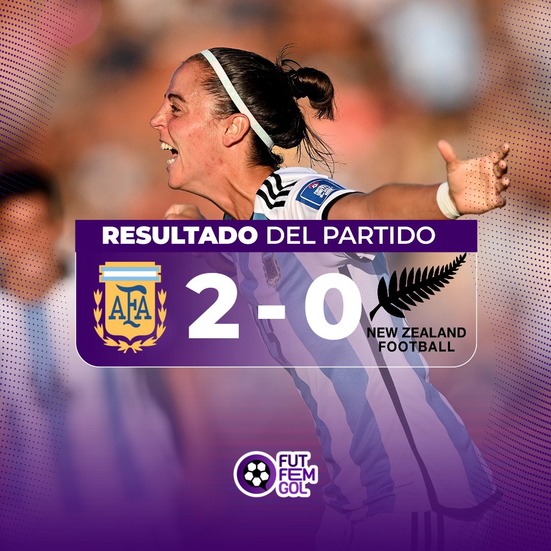 futfemgol's tweet photo. OTRA VICTORIA DE LA SELECCIÓN 🇦🇷♥

Argentina derrotó a Nueva Zelanda 2 a 0 con goles de Larroquette y Cometti 🥳🥳🥳 https://t.co/4lVhwg3eCT