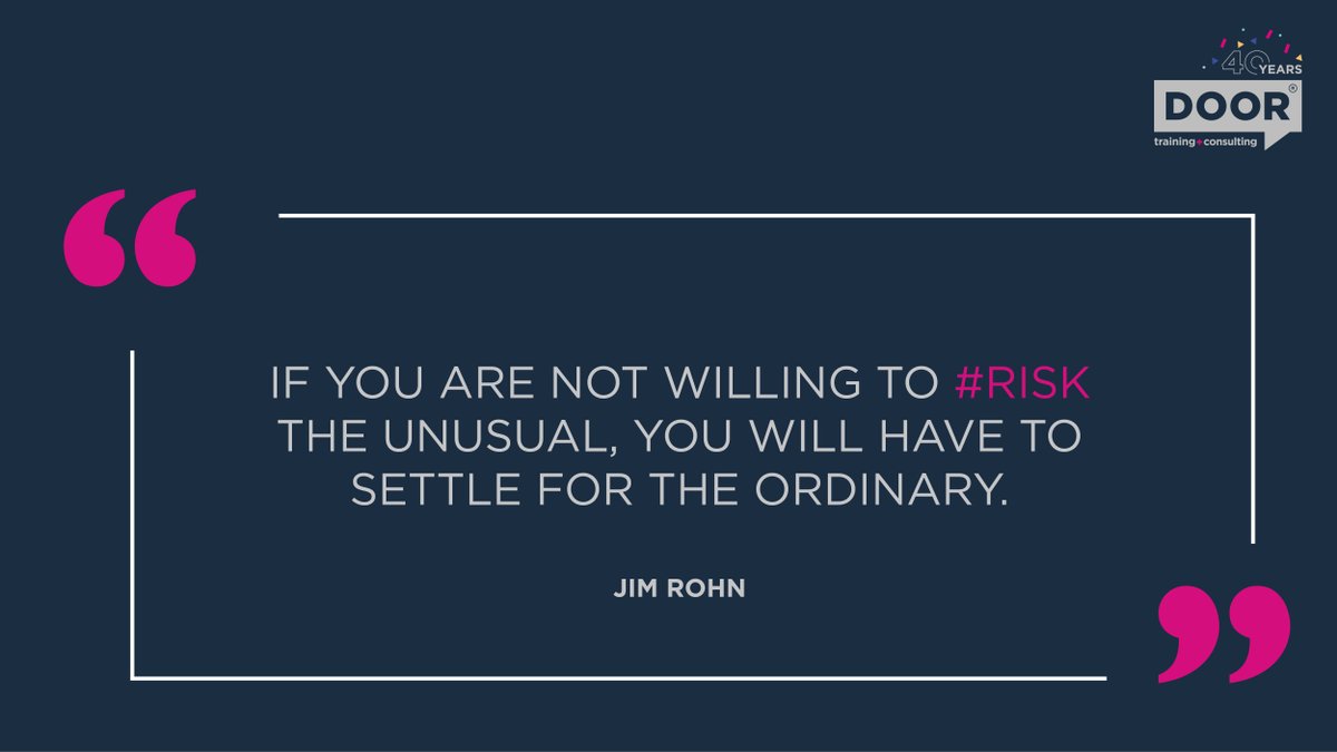 DOOR_Training's tweet photo. Don't be afraid to take risks and step outside of the ordinary. Life begins at the end of your comfort zone. Embrace new challenges and opportunities this week and make this Monday your stepping stone toward success!
Follow us to get your Monday Motivations and training insights. https://t.co/ocQyXNGwoU