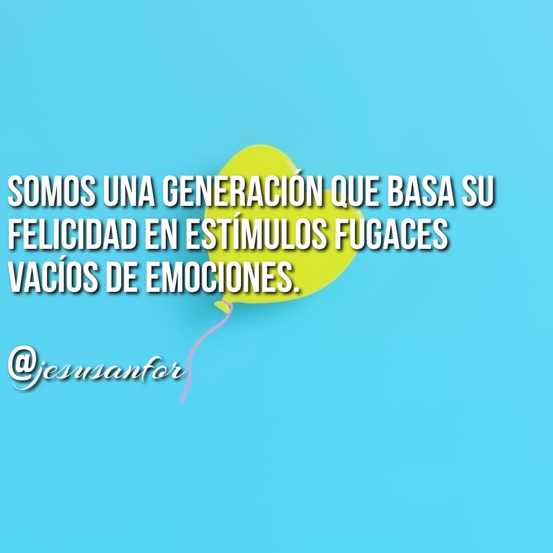 JesusAnFor's tweet photo. No nos importa entender lo que sentimos, sino como taparlo para no sentirlo. Placer inmediato. Pero la acción es breve, ilusoria e inmadura.

#emociones
#educacionemocional
#inteligenciaemocional
#sentimientos
#esrimulos
#felicidad
#placer
#superficialidad https://t.co/eZJoRVlrA6