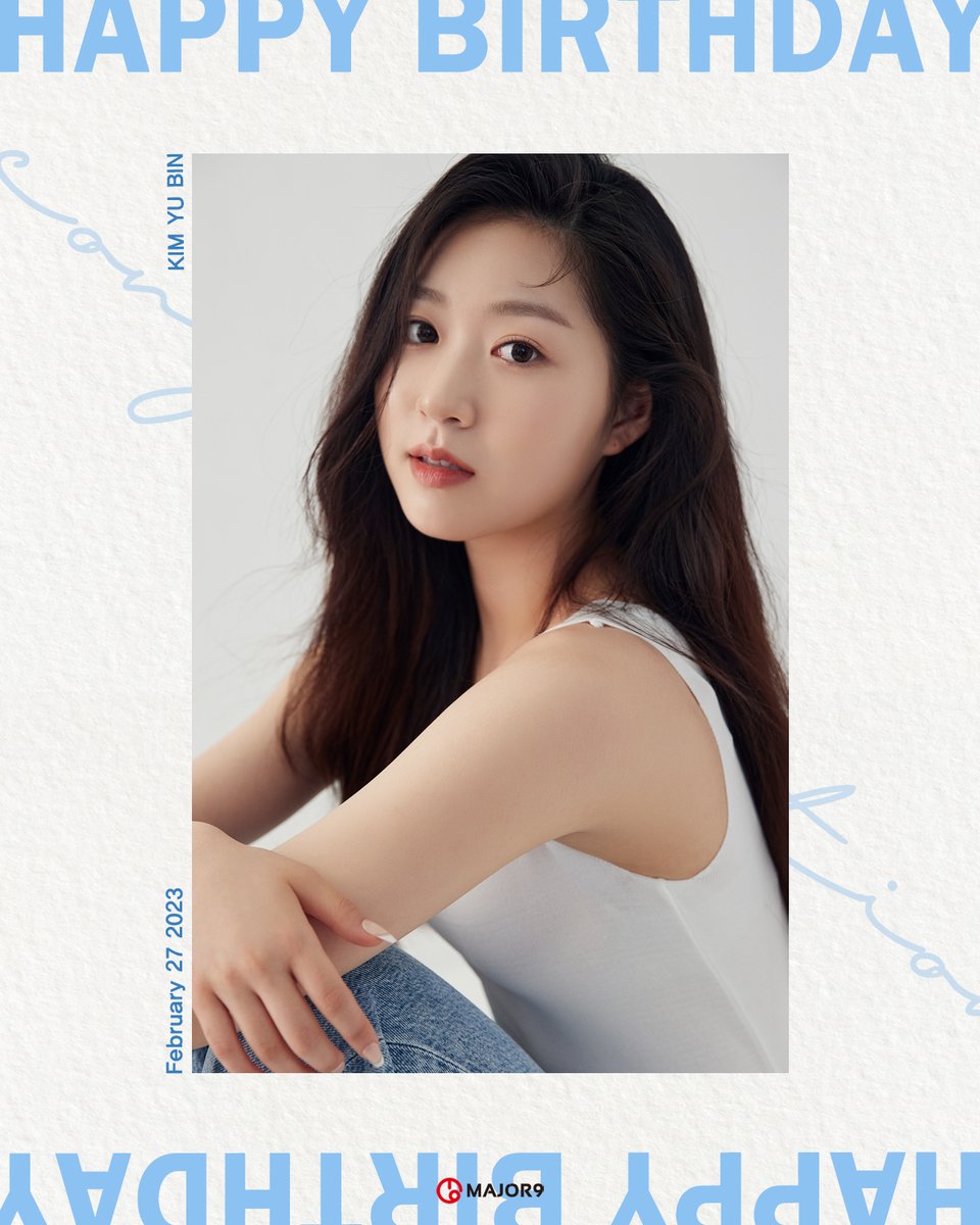 major9_official's tweet photo. [#김유빈 / #KIMYUBIN]

𝗛𝗔𝗣𝗣𝗬 𝗕𝗜𝗥𝗧𝗛𝗗𝗔𝗬 𝗧𝗢 
𝗞𝗜𝗠 𝗬𝗨 𝗕𝗜𝗡💗

2월 27일은
천국이 쉬는 날이라면서요?👼

천사 같은 '유빈' 배우가
지상으로 내려온 날 이라서...❣

2023년을
유빈 매력!으로 꽉~ 채울
유빈 배우의 생일을 
진심으로 축하해요😆💕

#2023_YUBIN_DAY #김유빈_생일 https://t.co/rMsTJ2bOZT