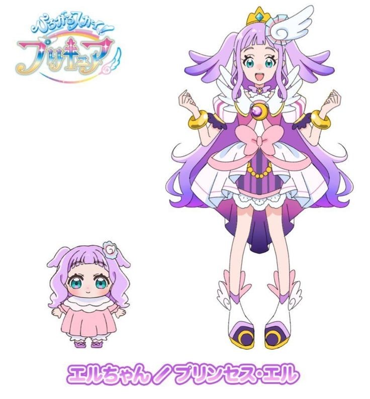 Eriol Irzahn on X: Hirogaru Sky Precure ☁️ I know even though Ellee's  character design being a purple Precure isn't official but she looks cute  with her looks 💜  / X