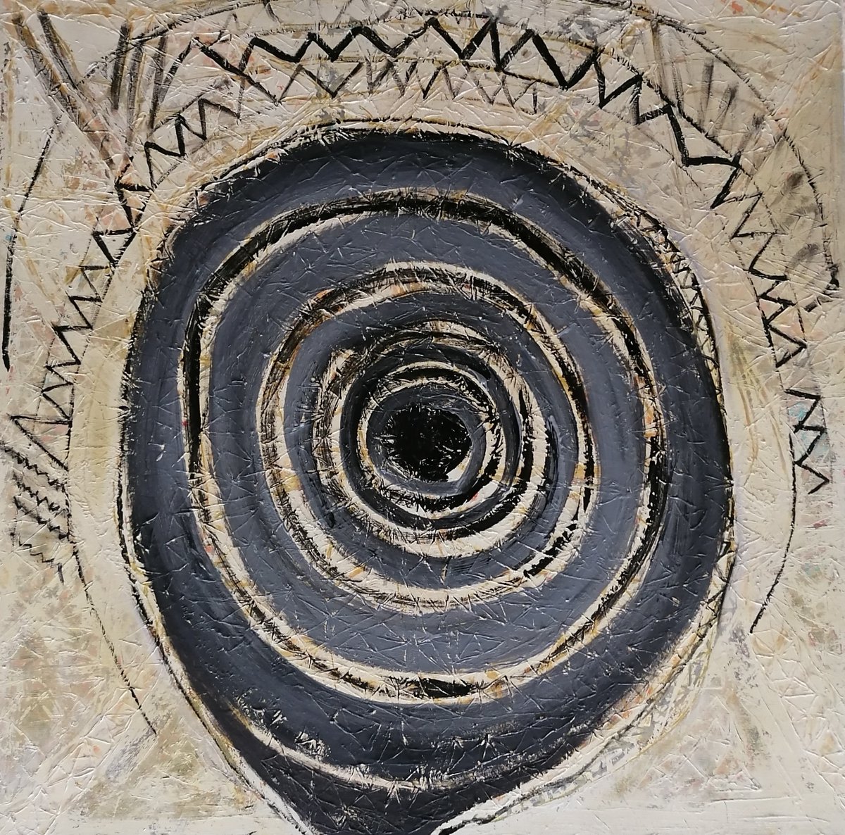 Painting (M. Sager, 2023. Acrylic on canvas, 80 x 80 cm) mathias-sager.com/2023/02/15/pai… 

#art #modernart #contemporaryart #painting #acrylicpainting #modernabstract #abstract #artist #painter #Bewusstseinsintelligenz #awarenessintelligence