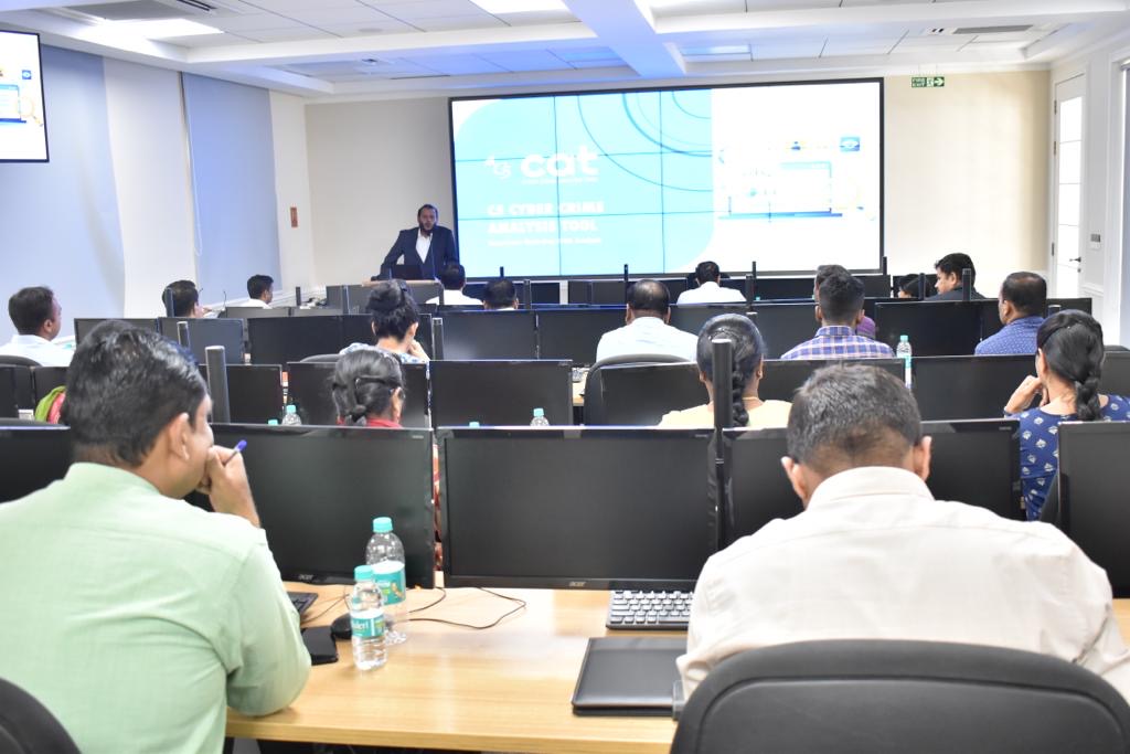 Glimpses of a recently held workshop for CID police officers regarding tracing VoIP calls using C5 CAT (Cyber Crime Analysis Tool) at CCITR, Bangalore on 16 Feb 2023. The workshop covered various aspects of internet app-to-app calls,and tackling analytics related to modern crimes