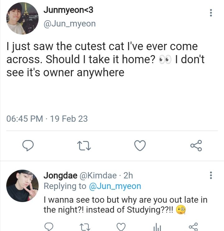 wolf_Myeon's tweet photo. Seho (sns-au)

Where Junmyeon just moved into the neighborhood and Sehun has already fallen for him
#Seho #SEHUN #SUHO
#SaturdayNightWithSeho https://t.co/sSW6iHTdA8