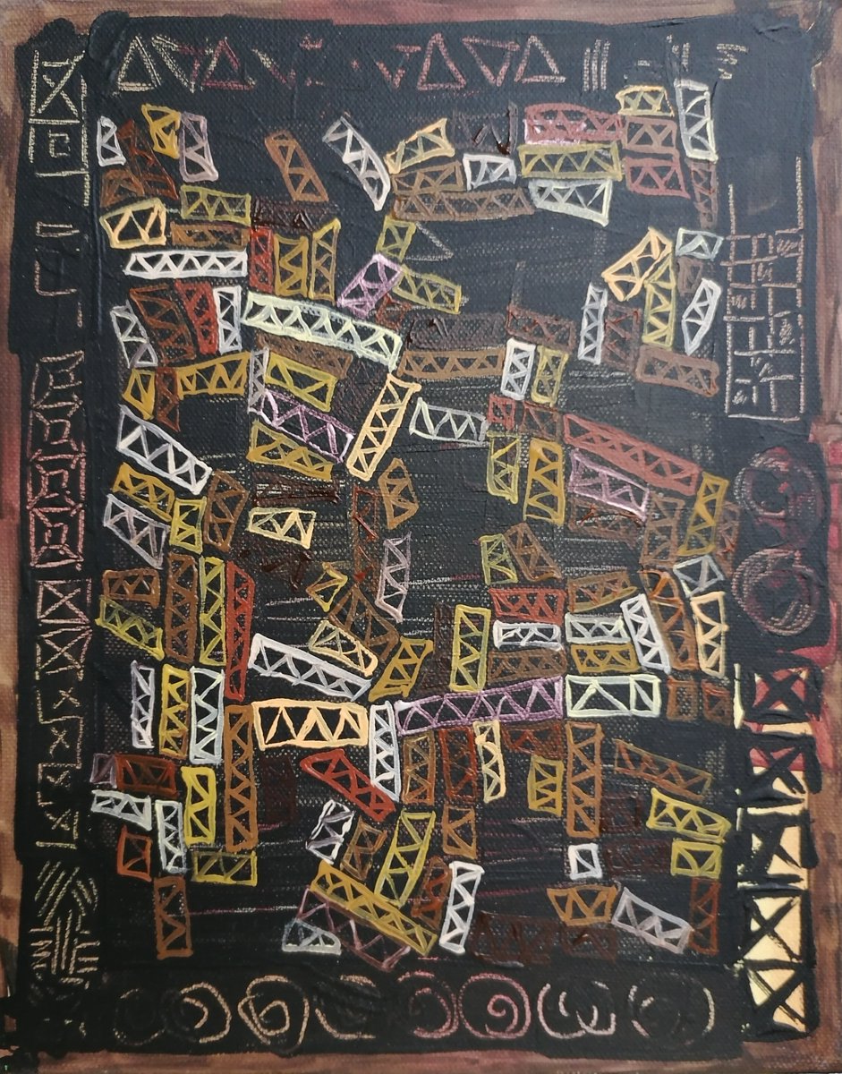 Painting (M. Sager, 2023. Acrylic on canvas, 24 x 30 cm) mathias-sager.com/2023/02/15/pai… 

#art #modernart #contemporaryart #painting #acrylicpainting #modernabstract #abstract #artist #painter #Bewusstseinsintelligenz #awarenessintelligence