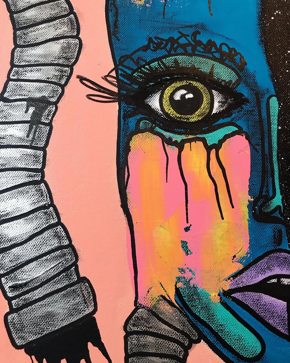 kukiabstractart's tweet photo. El universo en la cabeza 
60x50
Acrylic and pastel on canvas

This is one amazing painting that represents the power that we have inside us.

You can check out the rest of the exhibition at https://t.co/bJE4ojVVLH https://t.co/yDOl8g9wfO