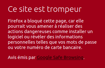 Sebbaz_'s tweet photo. Mais pourquoi Google Safe Browsing dans @firefox ?😱

Ça fait déjà 3 sites de confiances que je vois arriver dans leurs blacklist !! Ca ne fonctionne pas ! https://t.co/pBJTQwzEsB
