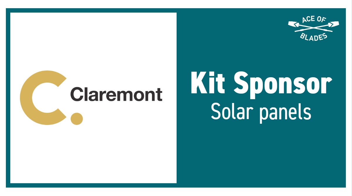 📯 Sponsorship Announcement 📯 We are delighted to welcome @ClaremontGroup as an Ace of Blades Kit Sponsor! Claremont have sponsored new solar panels for our boat. We are incredibly grateful to Claremont and all our supporters so far! #corporatesponsorship #oceanrowing #solar