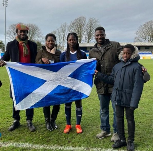 DukeOfGlasgow's tweet photo. I am proud to witness a great match seeing @sschoolsfa Scotland U15 winning 6-0 against Northern Ireland U15.
It was also a honor to meet Celtic Legend Evan Williams at the game.
#AfricanScots
#AfricanScotsExcellence
#YoungAfricanScot
#ScotlandVNorthernIrelandU15 https://t.co/BS9VncCFkY