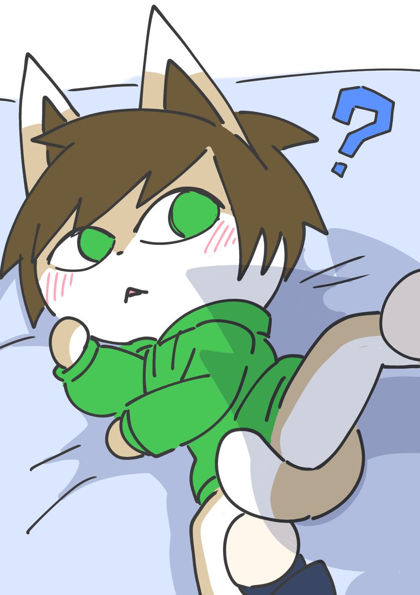 tuyudaku_dayo's tweet photo. 「なんで僕の足を開くの？にゃむ」 https://t.co/foICGYdz7Q