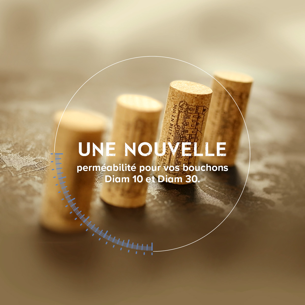 Diam_cork's tweet photo. Diam Bouchage étoffe sa gamme de bouchons avec un nouveau choix de perméabilités : https://t.co/Sdp0fLOHcX 
#bouchon #winecork #oxygène https://t.co/EbvwjyQJyR