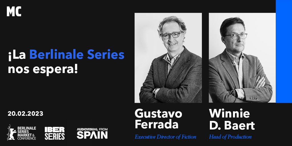 💥¡Hoy estamos en #BerlinaleSeries! 

#GustavoFerrada y #WinnieBaert estarán hablando sobre #Ficción en el showcase #SpanishFictionContents, organizado por <a href="/iberseries_pi/">Iberseries & Platino Industria</a>, <a href="/ICEX_/">ICEX</a> y @AVfromspain.