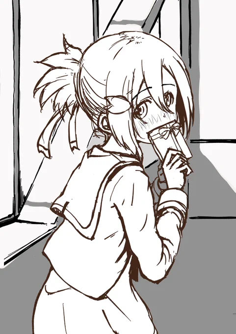 今回はレイヤー分けも丁寧にやったので色々上げれて嬉しい

ラフ
線画
キャラのみ
最終形 
