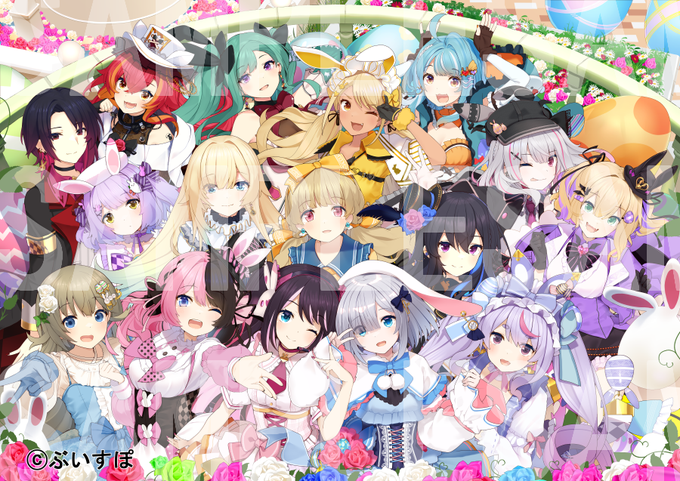 「SAISON CARD Digital × ぶいすぽっ!コラボ第2弾の券面イラスト」のお手伝いをさせていただきました
イースターモチーフにメンバーさんの衣装も考えさせていただきました
#セゾンぶいすぽ 