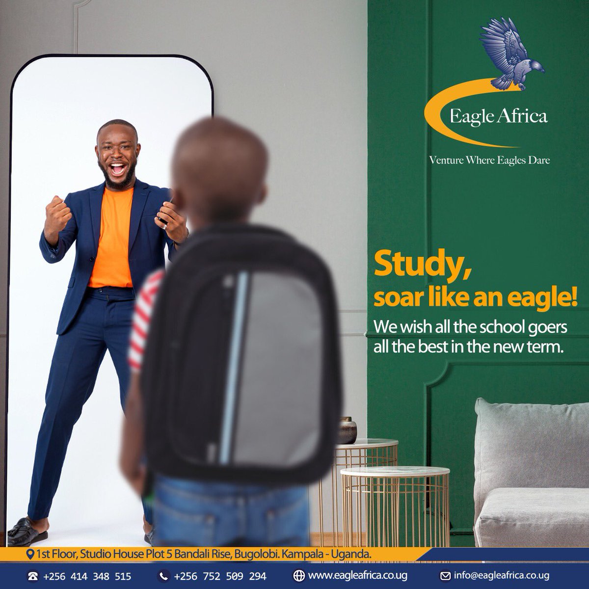 EagleAfricaUG's tweet photo. Study 📚& soar like an eagle 🦅
We wish all school goers the best in the new term!
#EagleAfrica #SchoolTerm #1stTerm #Bbtitan #Bbtitan #BBTitans2023 #Study #School #teacher #books #MondayMotivaton https://t.co/BOohkhinwN