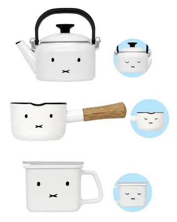 「ミッフィー」のホーローキッチン用品。ミニチュアサイズが登場。
