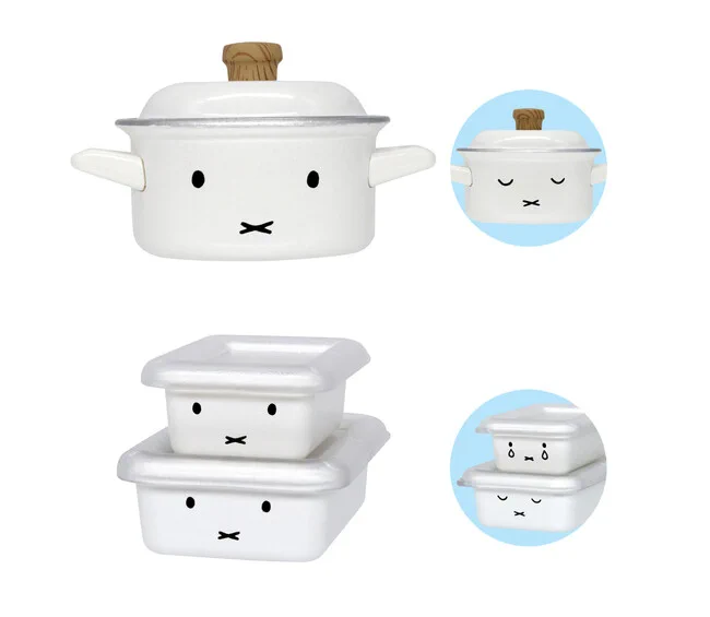 「ミッフィー」のホーローキッチン用品。ミニチュアサイズが登場。