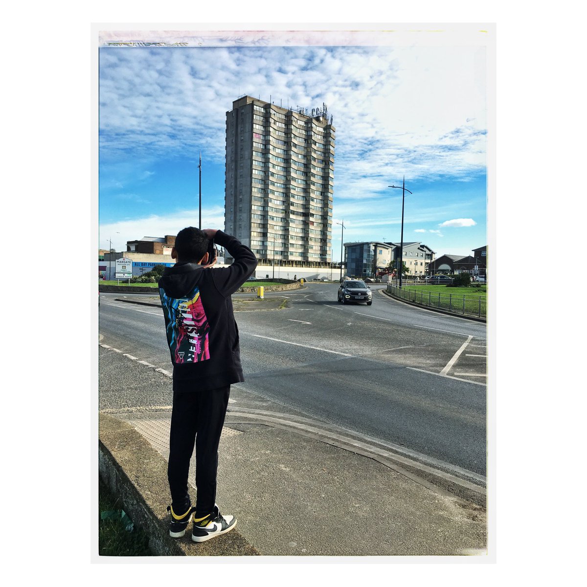 Nice to be back in Blighty, decent weather and being out with my son doing photography totally made my Sunday. #lovemargate #photography #architecture #teaching #dayoff